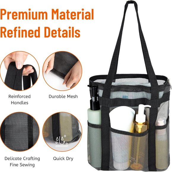 New Portable Mesh Shower Caddy - Picture 3 of 9